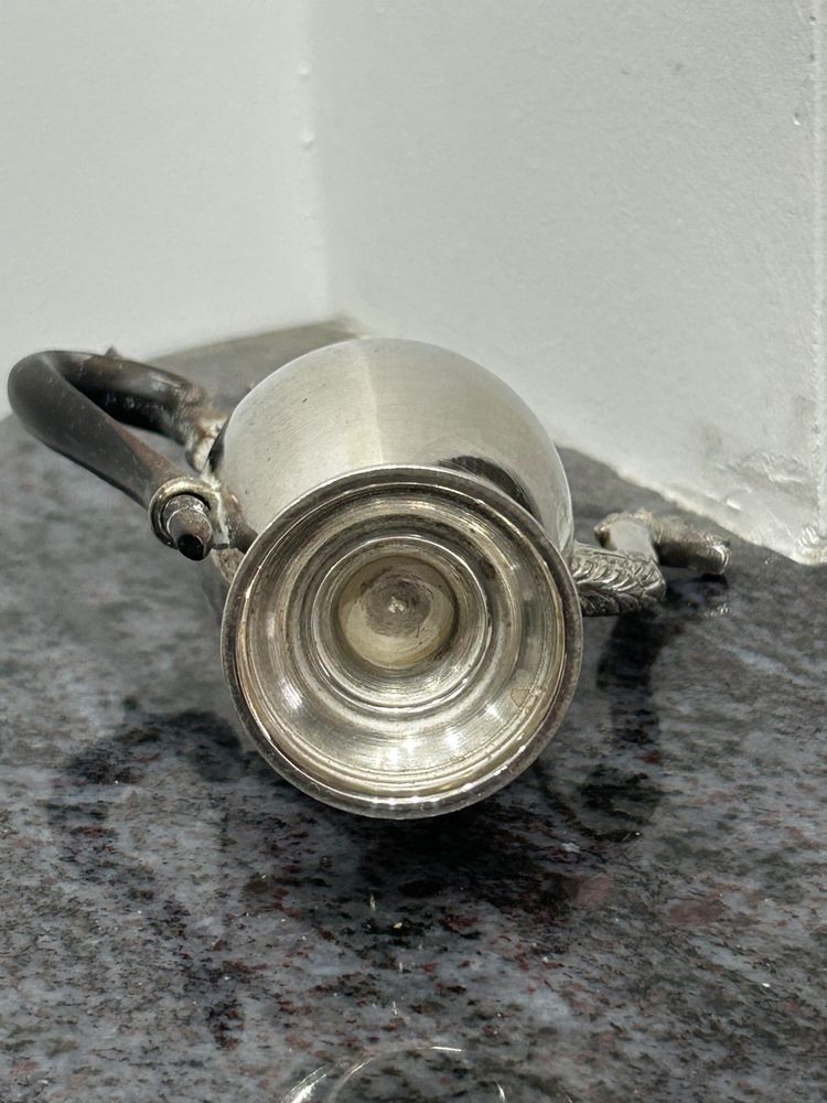 Verseuse - Théière - Cafetière égoïste En Argent Massif Poinçon Minerve Fin XIXéme Siècle 