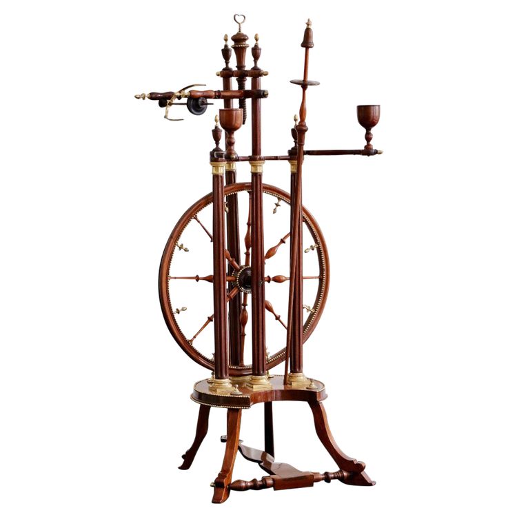 Rouet En Acajou d'époque Louis XVI