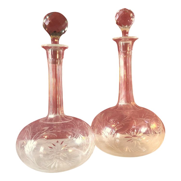 Baccarat, pair of decanters