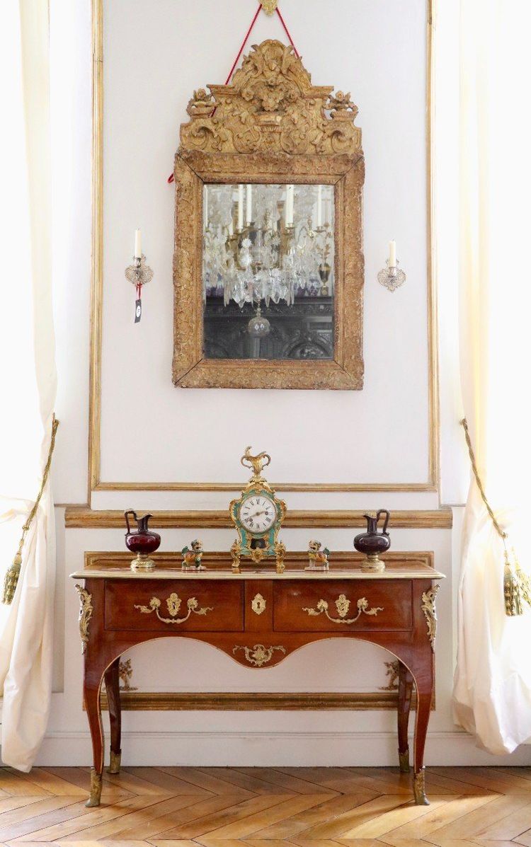 Supporto per parrucca intarsiato in legno di amaranto del periodo Regency