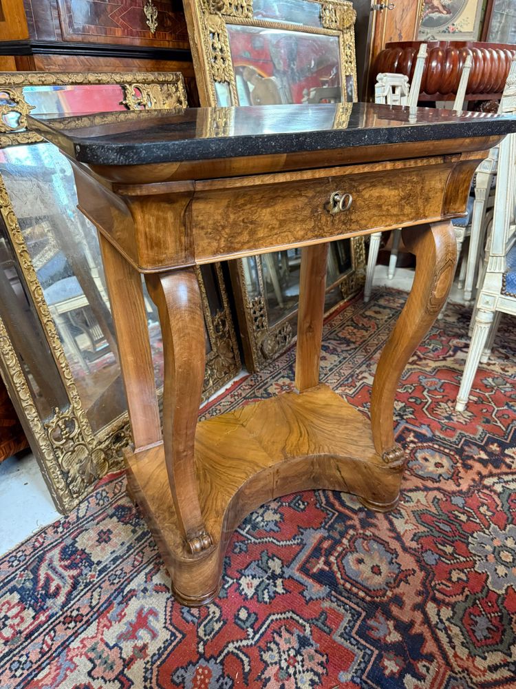 CONSOLLE RESTAURO EMPIRE IN NOCE