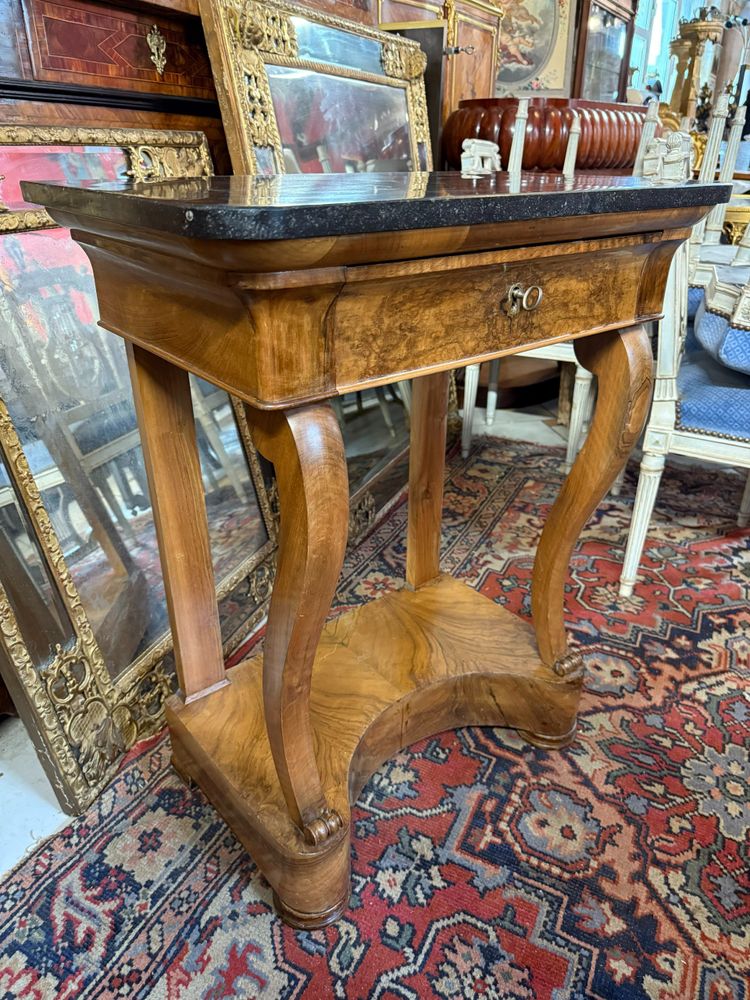 CONSOLLE RESTAURO EMPIRE IN NOCE