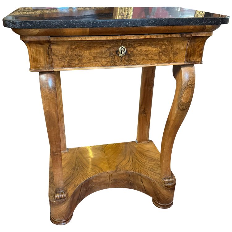CONSOLLE RESTAURO EMPIRE IN NOCE