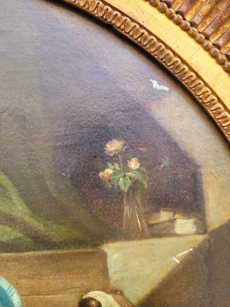Hst Soggetto erotico, con cornice, XIX secolo