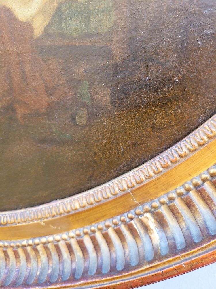 Hst Soggetto erotico, con cornice, XIX secolo
