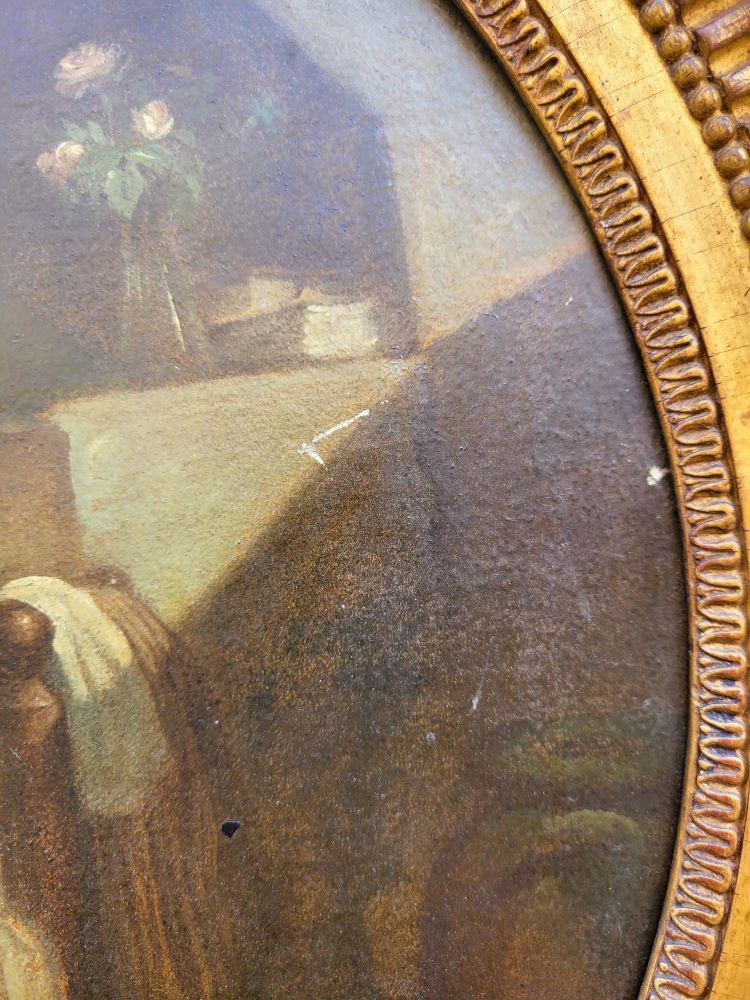 Hst Soggetto erotico, con cornice, XIX secolo