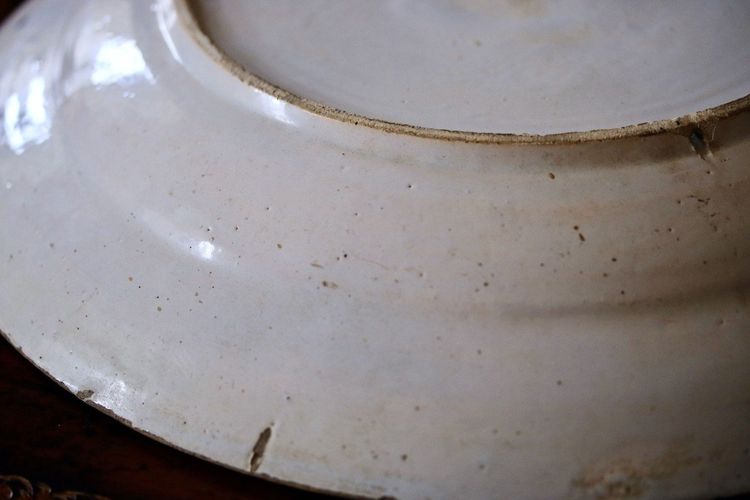 Paire De Plats En Faïence De Delft Polychromes