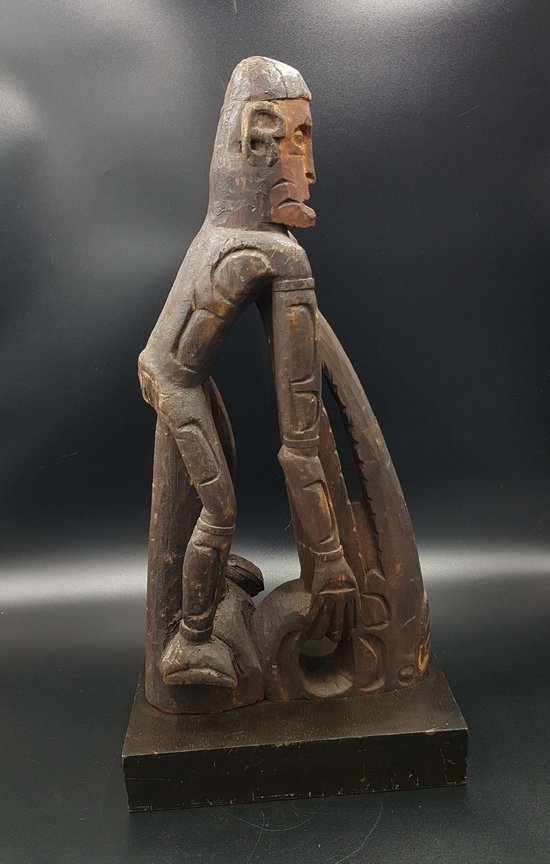 Bug eines Einbruchs, Asmat, Papua-Neuguinea