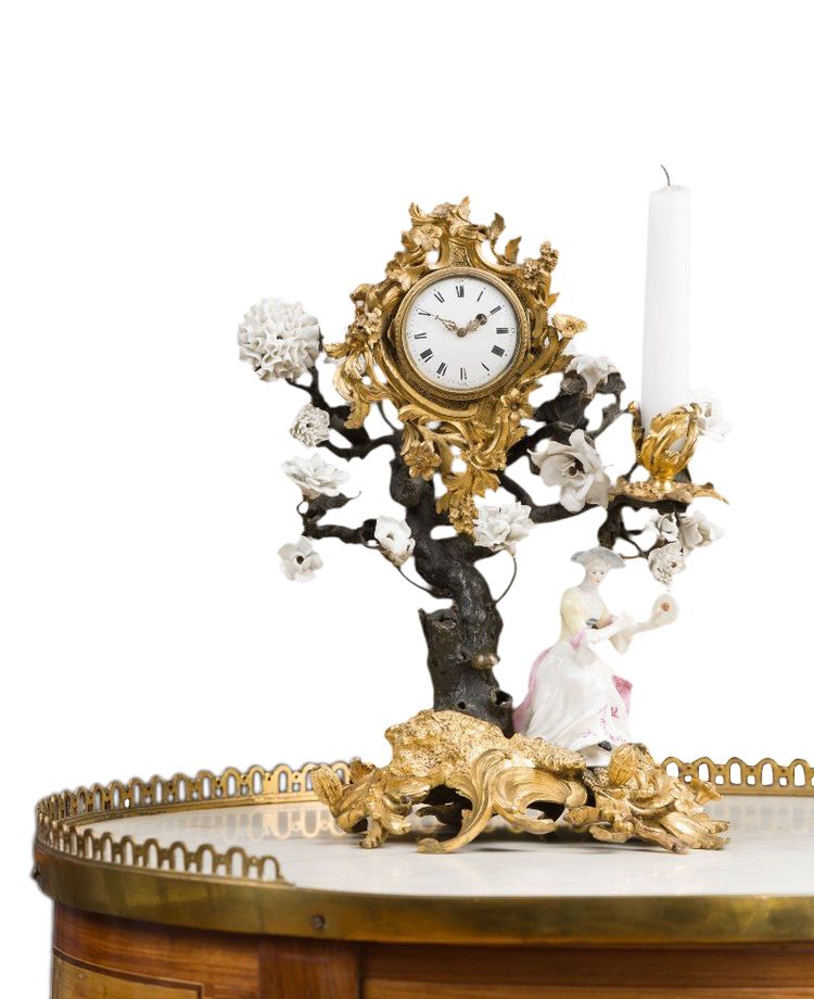 Small Watch Holder Candlestick Clock