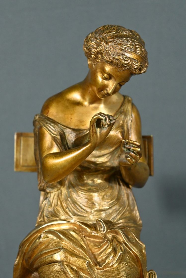 Bronzo con patina dorata “La Couture” – Inizio XX secolo