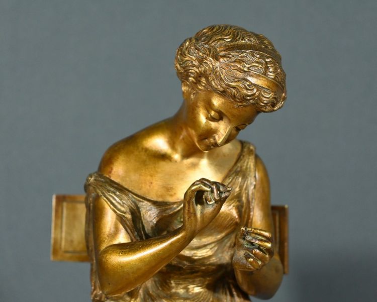 Bronzo con patina dorata “La Couture” – Inizio XX secolo