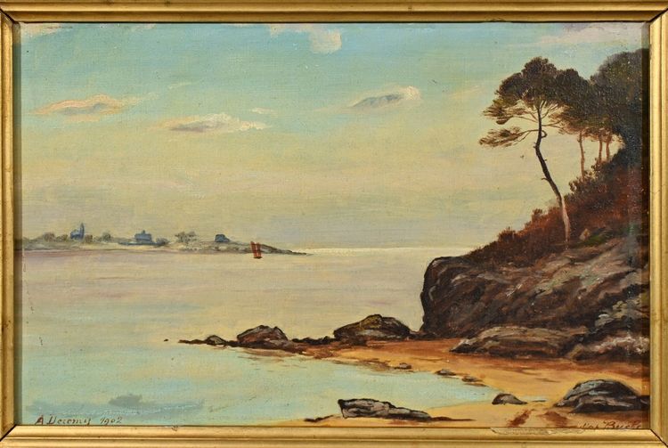 Ölgemälde, signiert A.Derémy – 1902