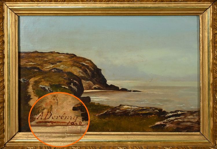Ölgemälde, signiert A.Derémy - 1902