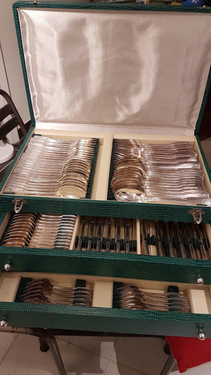 Ménagère Métal Argenté 111 Pièces - Goldsmith Lcf ( Le Couvert Français)