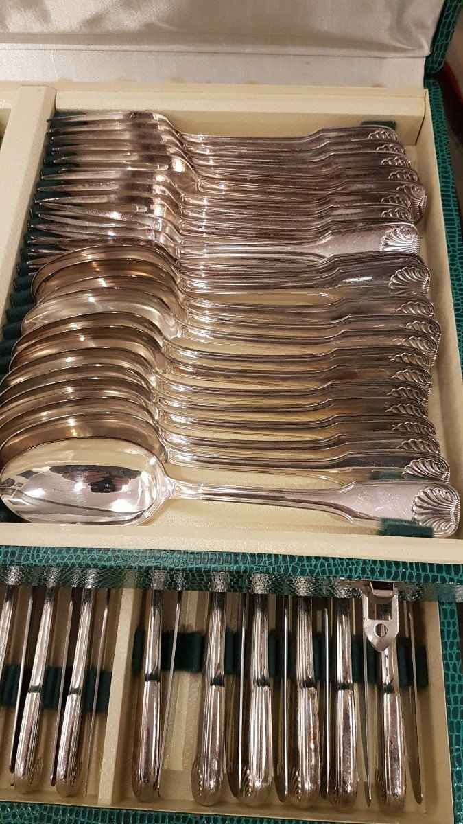 Ménagère Métal Argenté 111 Pièces - Goldsmith Lcf ( Le Couvert Français)