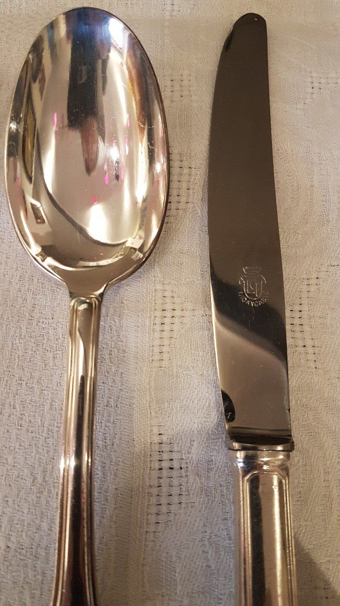 Ménagère Métal Argenté 111 Pièces - Goldsmith Lcf ( Le Couvert Français)