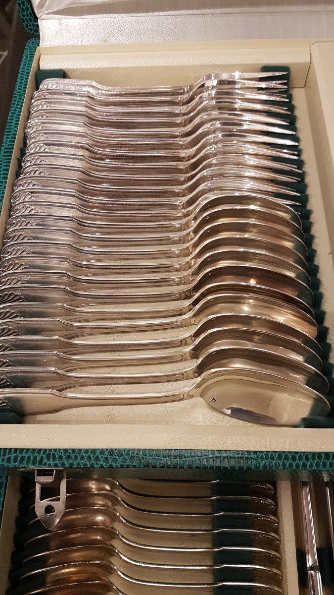 Ménagère Métal Argenté 111 Pièces - Goldsmith Lcf ( Le Couvert Français)