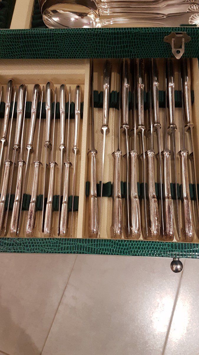 Ménagère Métal Argenté 111 Pièces - Goldsmith Lcf ( Le Couvert Français)