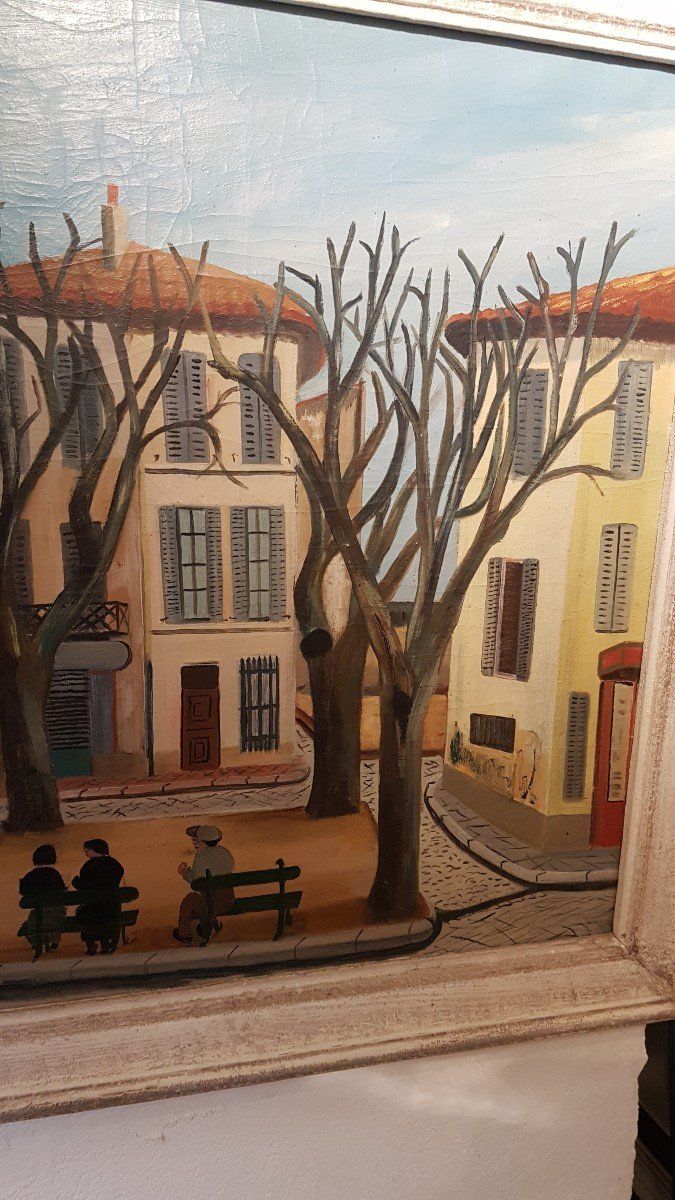 Pittura Ville De Cassis De M. Vial - Inizio XX secolo