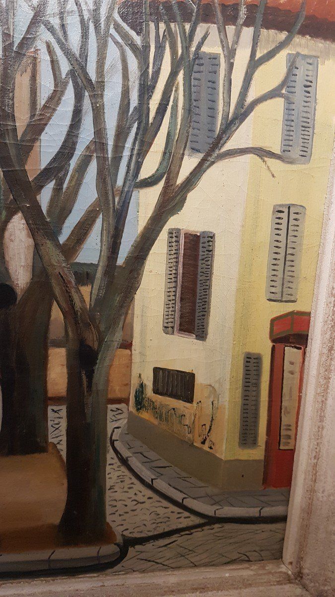 Pittura Ville De Cassis De M. Vial - Inizio XX secolo