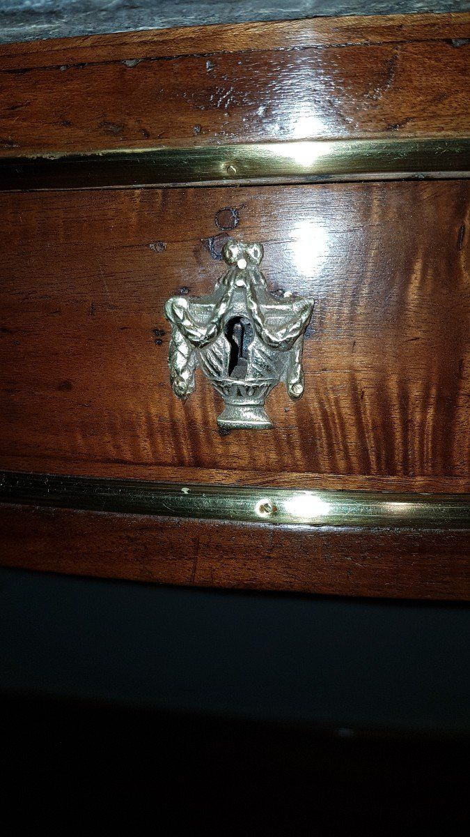 Console Desserte En Noyer - époque 18ème - Louis XVI -
