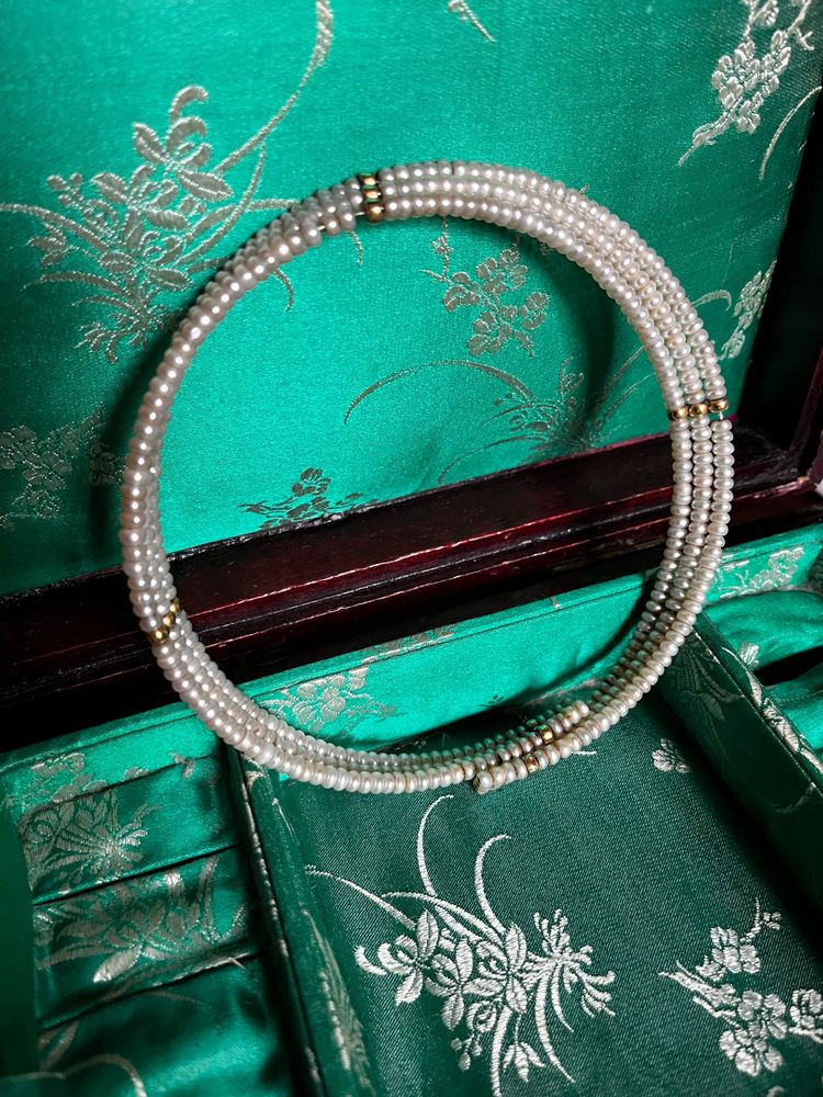 Collana di perle a 3 fili