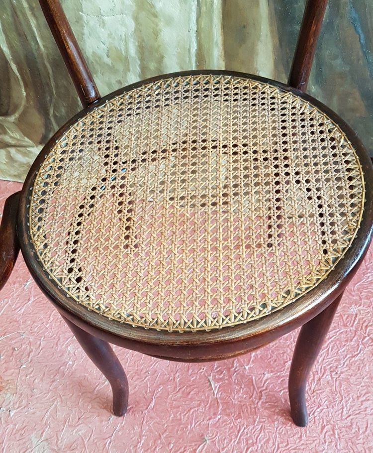 Fauteuil En Bois Courbé Signé Mundus Autriche