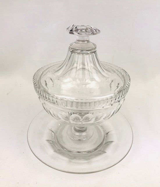 Drageoir Napoléon III en cristal 