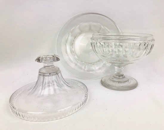 Drageoir Napoléon III en cristal 