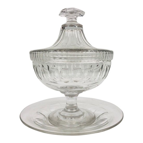 Drageoir Napoléon III en cristal 