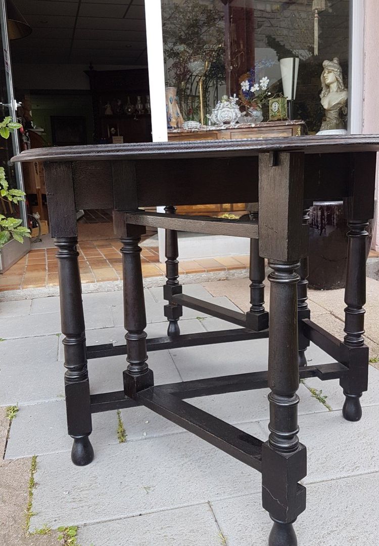 Table Gateleg  époque 19ème En Chêne