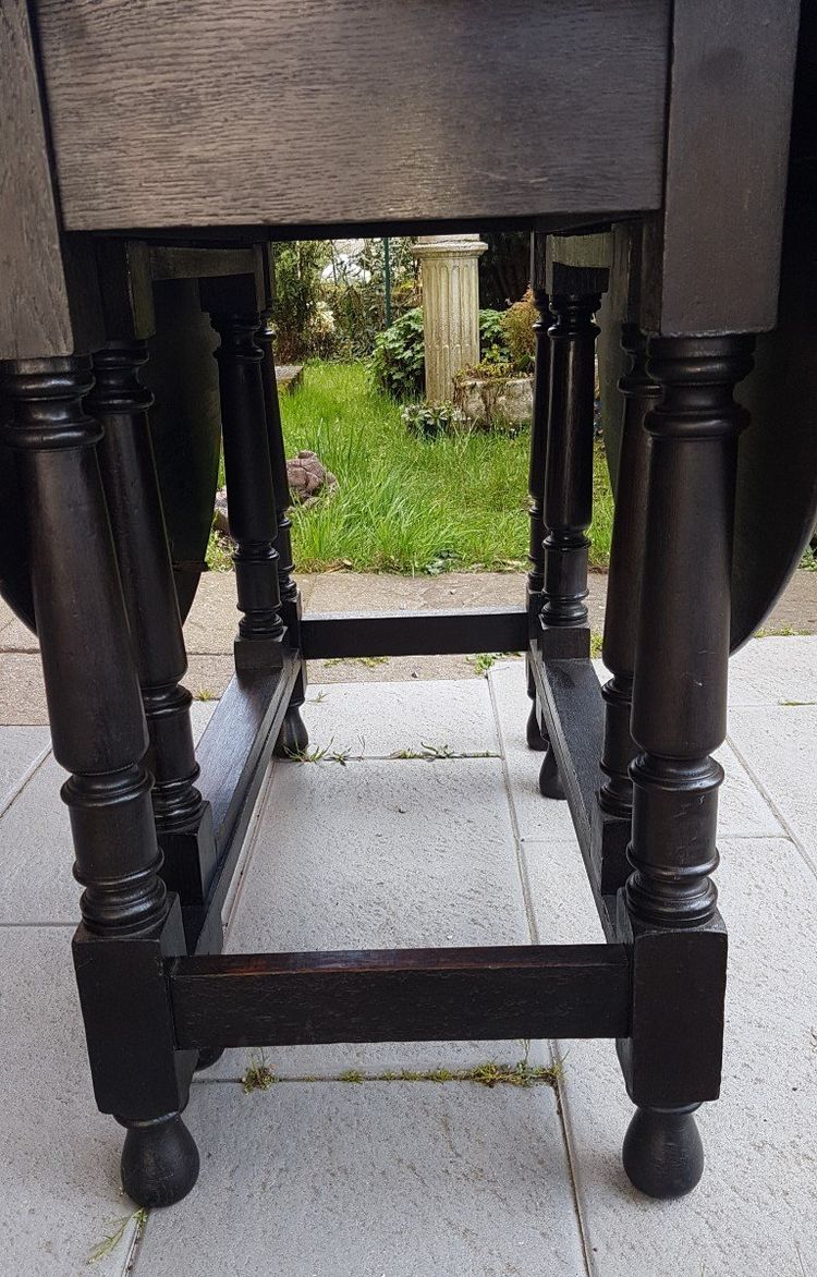 Table Gateleg  époque 19ème En Chêne