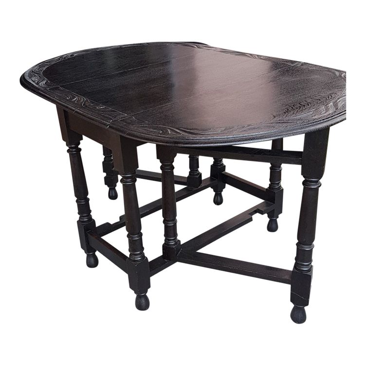 Table Gateleg  époque 19ème En Chêne