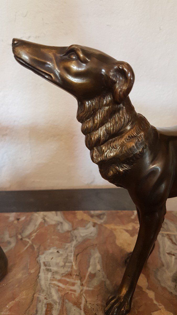 Scultura Art Deco Chryselephantine di Salvatore Melani circa 1925