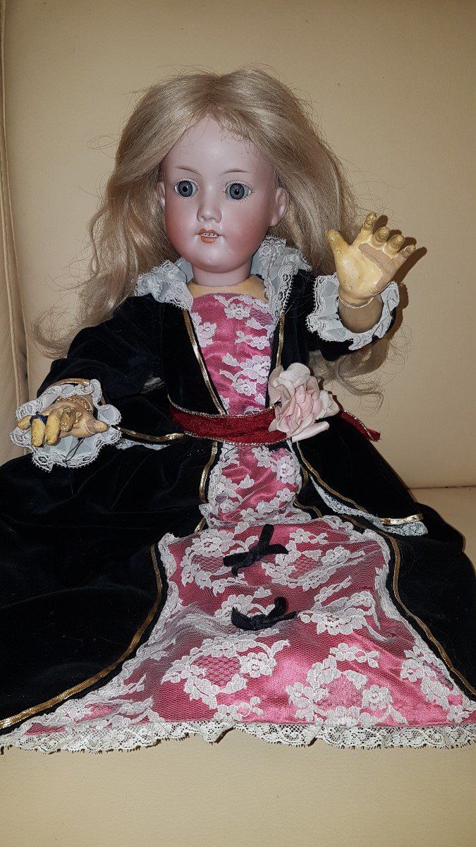 Puppe Kopf Porzellan Armand Marseille
