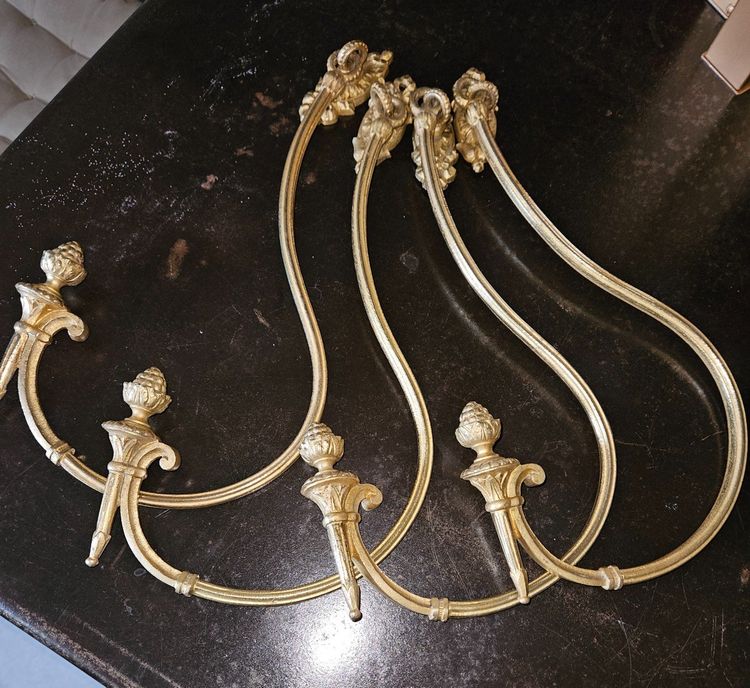 Set Of 4 Embraces - Empire Style - Gilt Bronze - Early 20th century