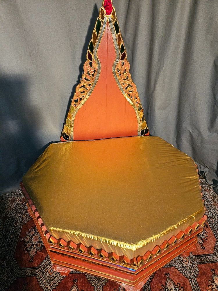 Extraordinaire Trône De Mariage Thaïlandais époque 18ème