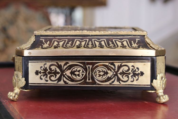 Boulle Marquetry Doucine Box