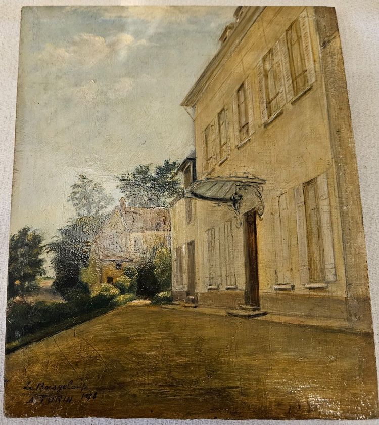 Dipinto impressionista di André Turin 1879 - 1964 - "Le Boisgeloup"