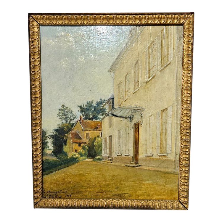 Dipinto impressionista di André Turin 1879 - 1964 - "Le Boisgeloup"