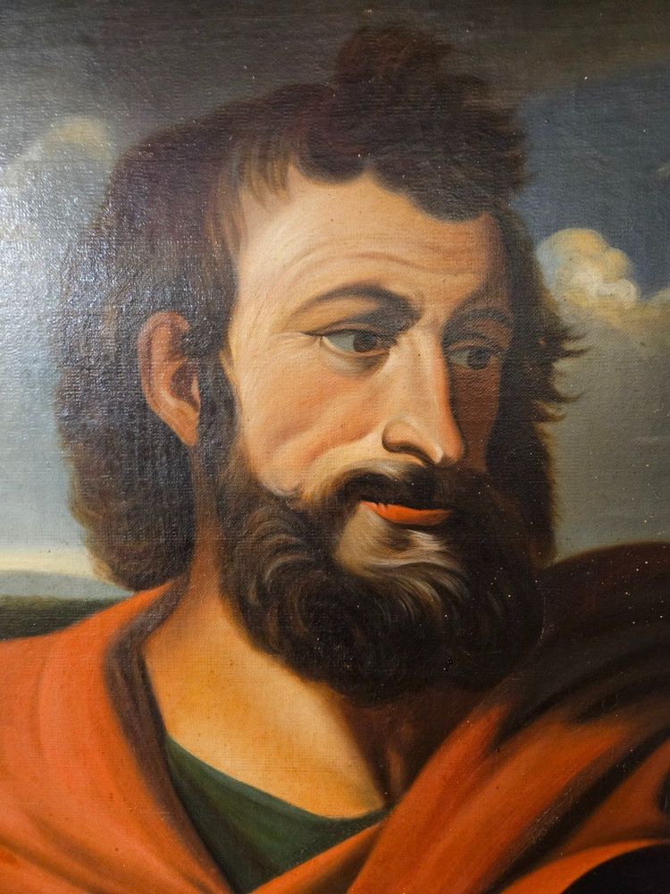 Oil On Canvas Marouflaged On Panel By Max Jambois 19th century period