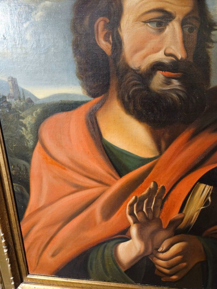 Oil On Canvas Marouflaged On Panel By Max Jambois 19th century period