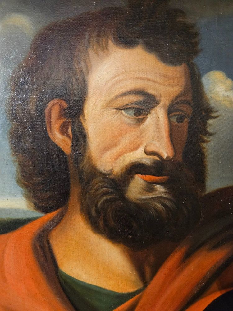 Oil On Canvas Marouflaged On Panel By Max Jambois 19th century period