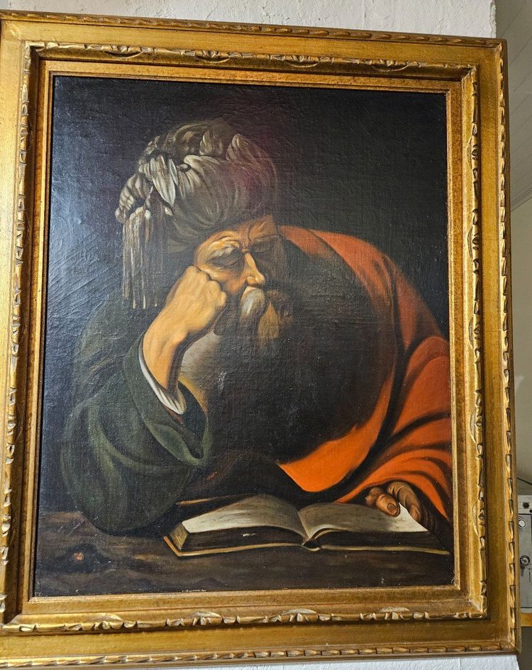 Oil On Canvas Marouflaged On Panel By Max Jambois 19th century period