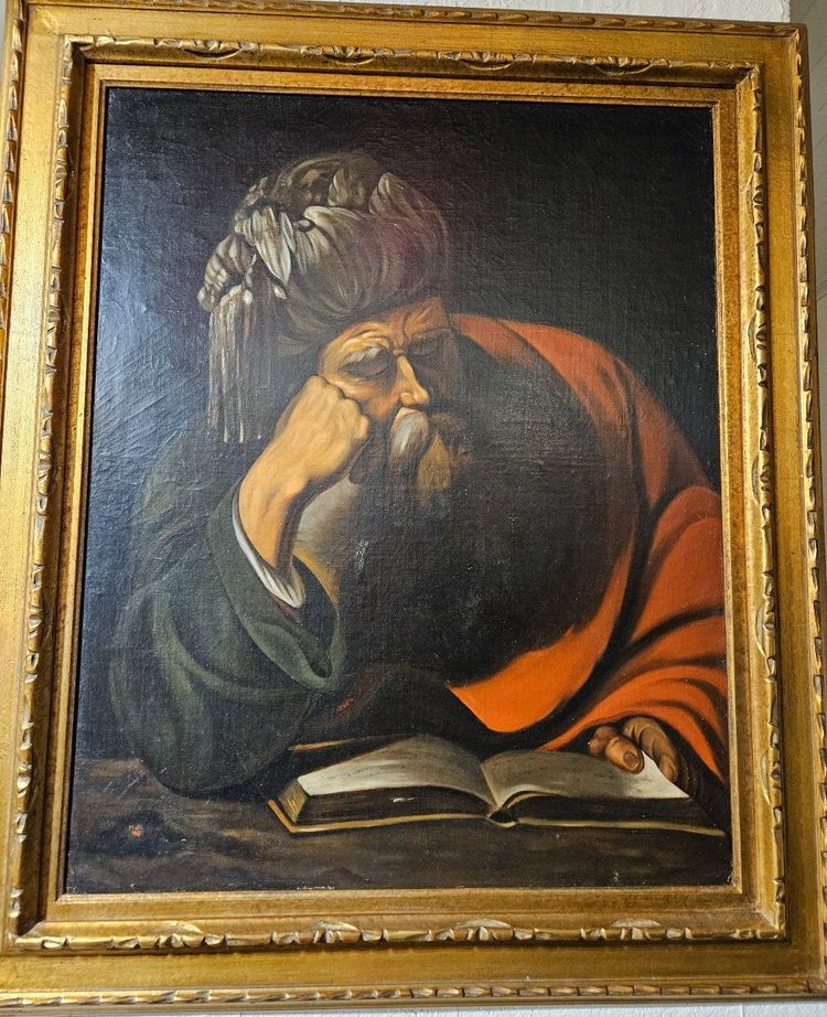 Oil On Canvas Marouflaged On Panel By Max Jambois 19th century period