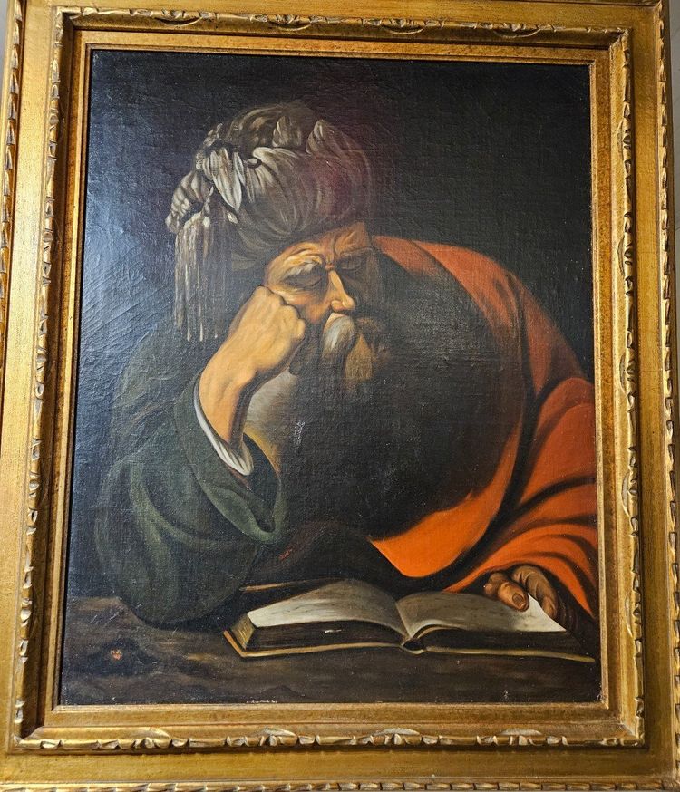Oil On Canvas Marouflaged On Panel By Max Jambois 19th century period