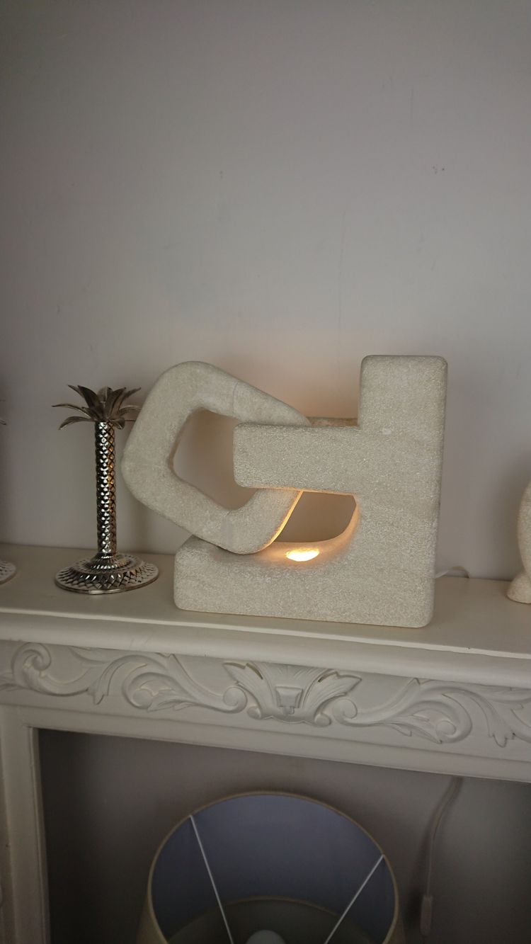 Lampe en pierre de Albert Tormos 