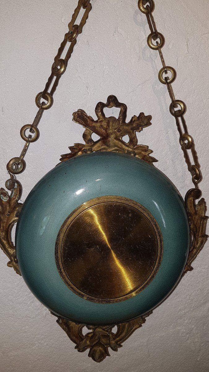 Wall Clock Called "Baker's Clock" - Late 19th Century - Keller § Guérin Earthenware -