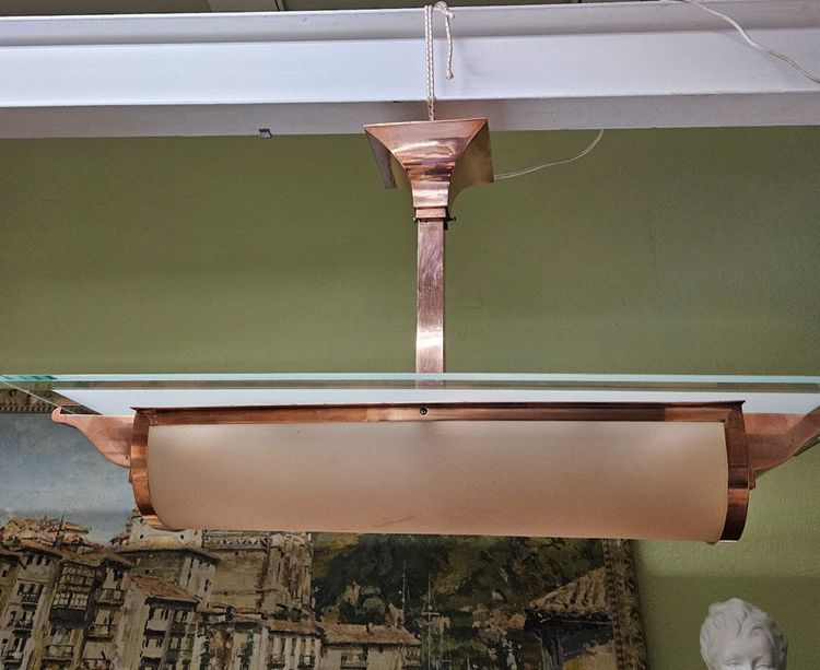 Art Deco EZAN chandelier by designer Henry PETITOT - Year 1930