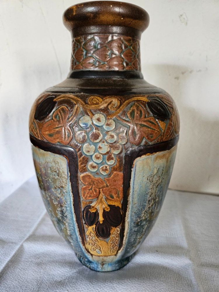 Art Deco vase By Joseph Mougin (1876 - 1961) In glazed stoneware.